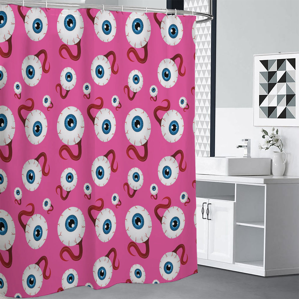 Human Eyeball Pattern Print Shower Curtain