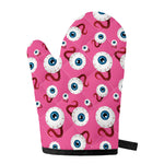 Human Eyeball Pattern Print Single Oven Mitt