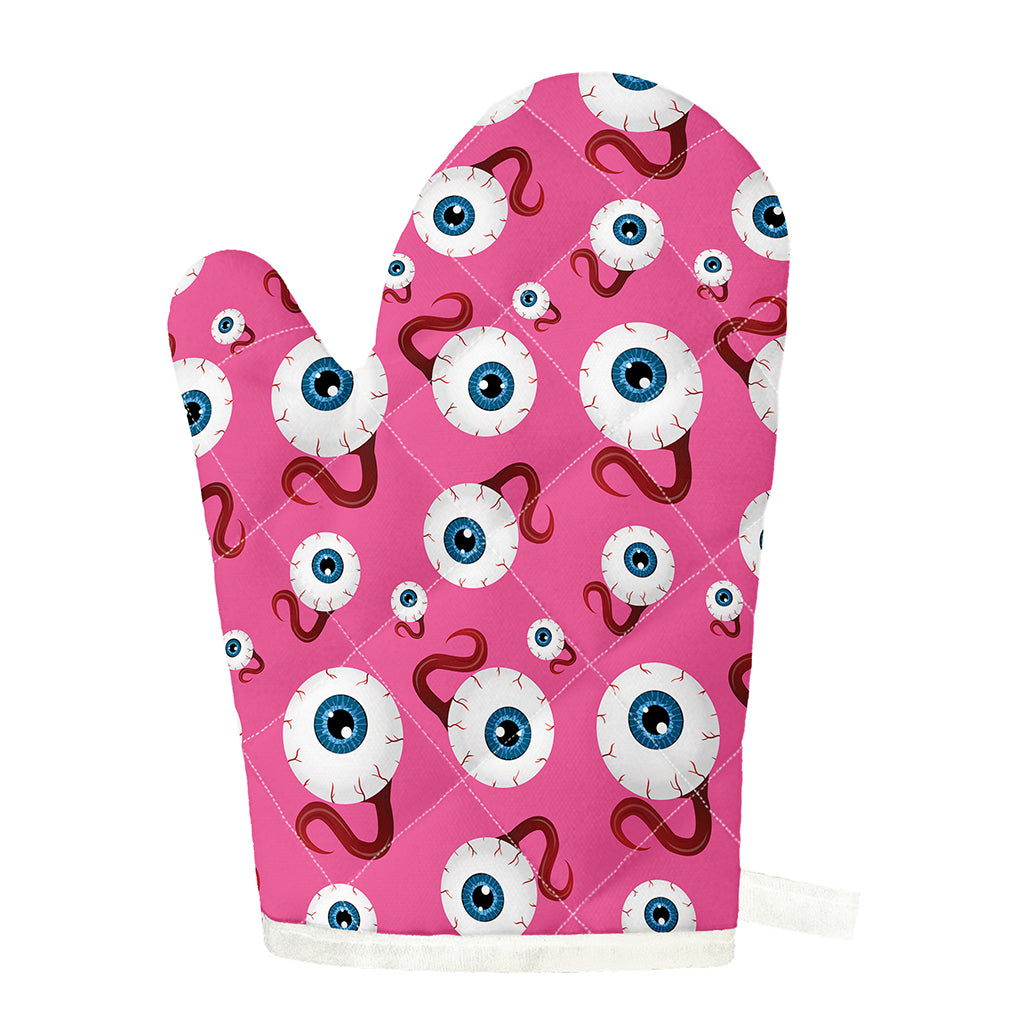 Human Eyeball Pattern Print Single Oven Mitt