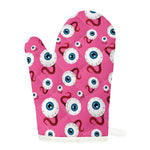 Human Eyeball Pattern Print Single Oven Mitt