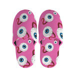 Human Eyeball Pattern Print Slippers