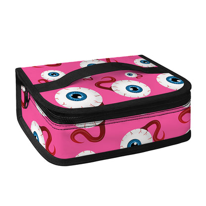 Human Eyeball Pattern Print Small Lunch Bag