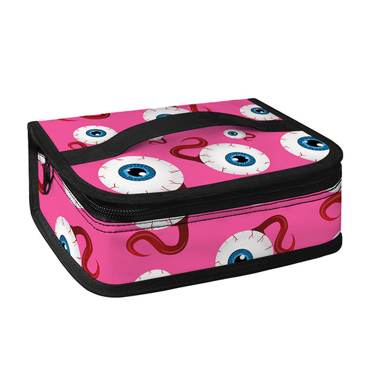 Human Eyeball Pattern Print Small Lunch Bag