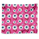 Human Eyeball Pattern Print Tapestry