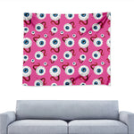 Human Eyeball Pattern Print Tapestry