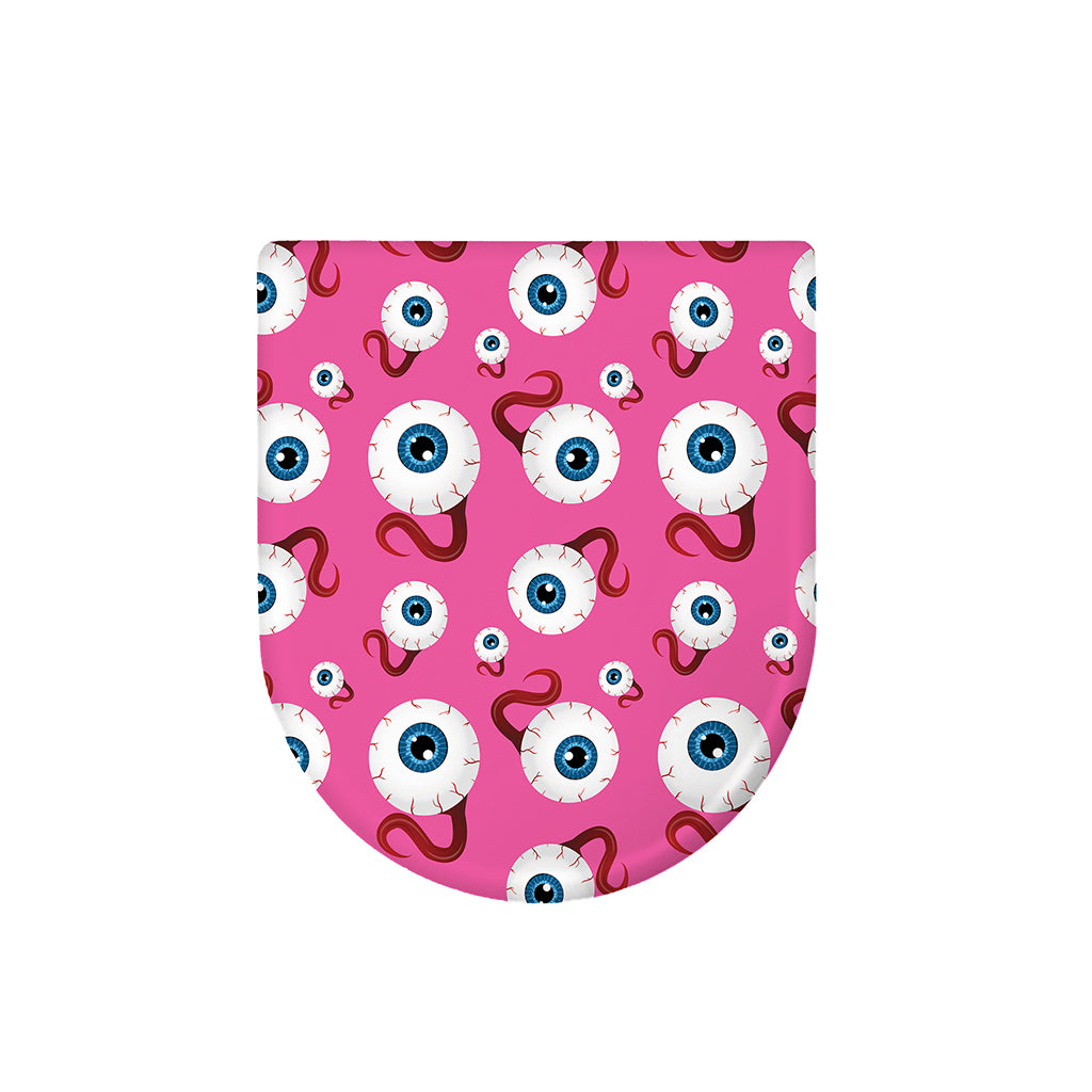 Human Eyeball Pattern Print Toilet Lid Cover
