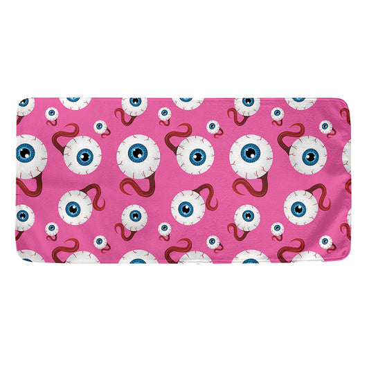Human Eyeball Pattern Print Towel
