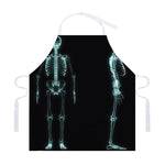 Human Skeleton X-Ray Print Adjustable Apron