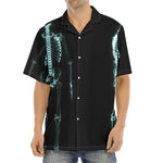 Human Skeleton X-Ray Print Aloha Shirt