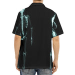 Human Skeleton X-Ray Print Aloha Shirt