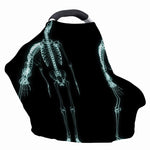 Human Skeleton X-Ray Print Baby Seat Cover