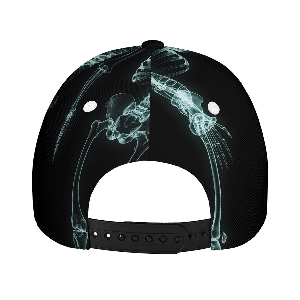 Human Skeleton X-Ray Print Baseball Cap