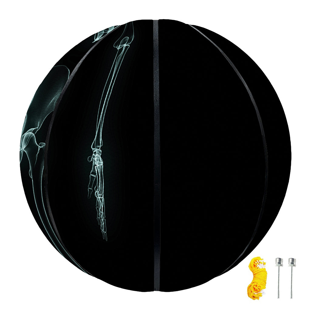 Human Skeleton X-Ray Print Basketball
