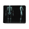 Human Skeleton X-Ray Print Bifold Wallet