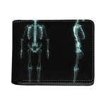 Human Skeleton X-Ray Print Bifold Wallet