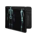 Human Skeleton X-Ray Print Bifold Wallet
