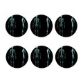 Human Skeleton X-Ray Print Coaster Set