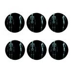 Human Skeleton X-Ray Print Coaster Set