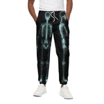 Human Skeleton X-Ray Print Cotton Pants