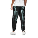Human Skeleton X-Ray Print Cotton Pants