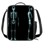 Human Skeleton X-Ray Print Crossbody Lunch Bag