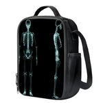 Human Skeleton X-Ray Print Crossbody Lunch Bag