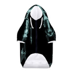 Human Skeleton X-Ray Print Dog Zip Up Hoodie