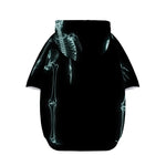 Human Skeleton X-Ray Print Dog Zip Up Hoodie
