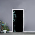 Human Skeleton X-Ray Print Door Sticker