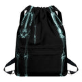 Human Skeleton X-Ray Print Drawstring Backpack