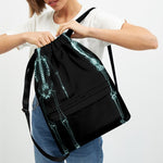 Human Skeleton X-Ray Print Drawstring Backpack