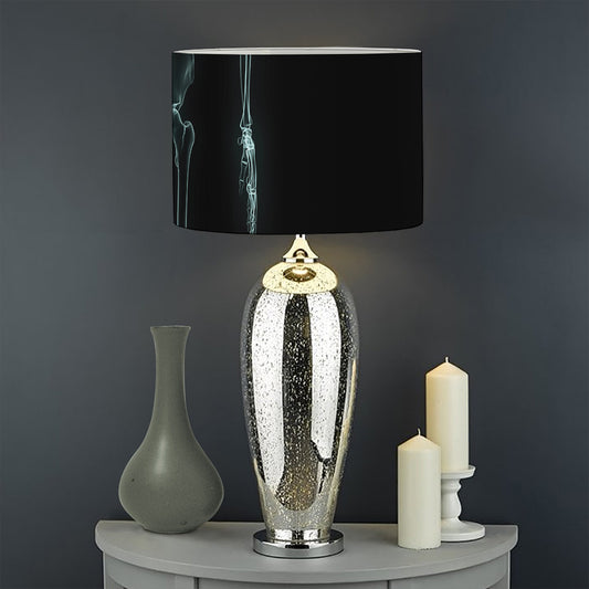 Human Skeleton X-Ray Print Drum Lamp Shade