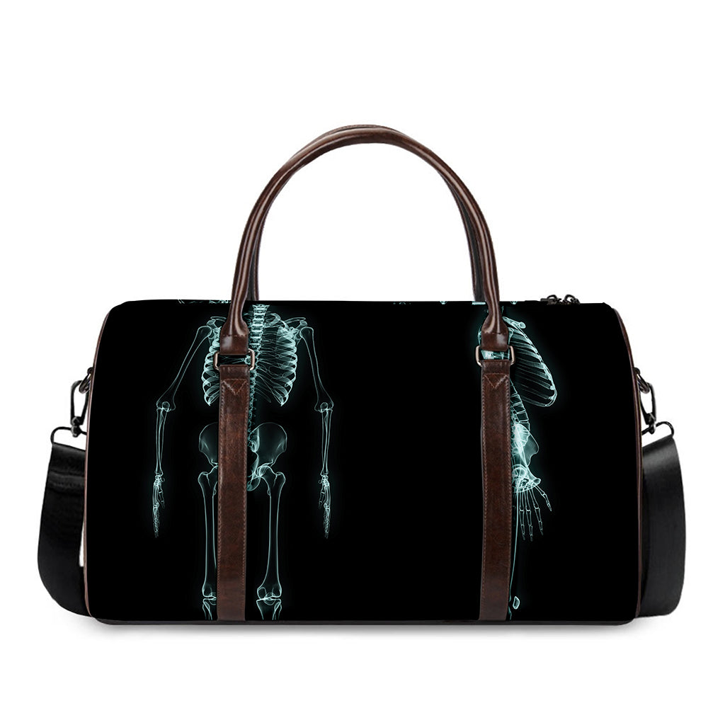 Human Skeleton X-Ray Print Duffle Bag