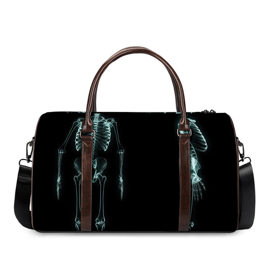Human Skeleton X-Ray Print Duffle Bag
