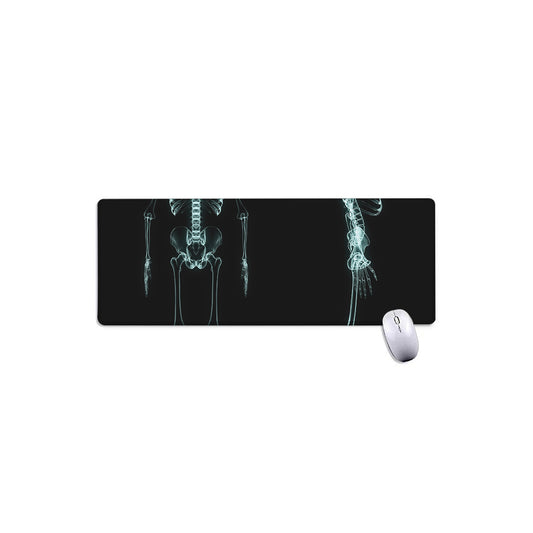Human Skeleton X-Ray Print Extended Mouse Pad