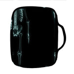 Human Skeleton X-Ray Print Front Pocket Bible Bag