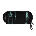Human Skeleton X-Ray Print Glasses Case