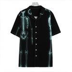 Human Skeleton X-Ray Print Hawaiian Shirt