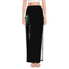 Human Skeleton X-Ray Print High Slit Maxi Skirt