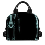 Human Skeleton X-Ray Print Insulated Lunch Bag