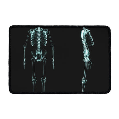 Human Skeleton X-Ray Print Kitchen Mat