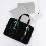 Human Skeleton X-Ray Print Laptop Sleeve With Handle