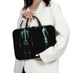Human Skeleton X-Ray Print Laptop Sleeve With Handle