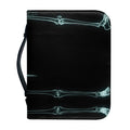 Human Skeleton X-Ray Print Leather Bible Cover
