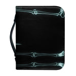 Human Skeleton X-Ray Print Leather Bible Cover