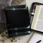 Human Skeleton X-Ray Print Leather Bible Cover