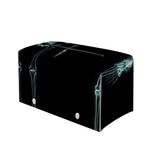 Human Skeleton X-Ray Print Leather Tissue Box Cover
