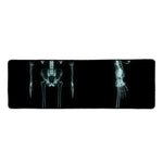 Human Skeleton X-Ray Print Long Kitchen Mat