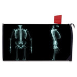 Human Skeleton X-Ray Print Mailbox Cover