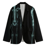 Human Skeleton X-Ray Print Men's Blazer